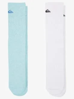 Quiksilver 2 Pack Solid - Chaussettes Pour Homme -Surf Soldes aqyaa03292 quiksilverp bfg0 bck1