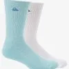 Quiksilver 2 Pack Solid - Chaussettes Pour Homme