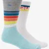 Quiksilver Swell - Chaussettes Mi-mollet [Pack De 2] Pour Homme