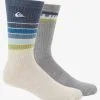 Quiksilver Swell - Chaussettes Mi-mollet [Pack De 2] Pour Homme