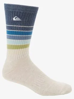 Quiksilver Swell - Chaussettes Mi-mollet [Pack De 2] Pour Homme -Surf Soldes aqyaa03304 quiksilverp wbsh frt3