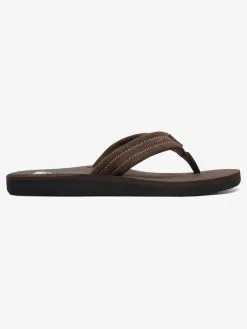 Quiksilver Carver Suede 2022 - Sandales En Cuir Pour Homme -Surf Soldes aqyl100030 carversuedep ctk0 frt2