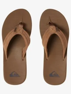 Quiksilver Carver Suede 2022 - Sandales En Cuir Pour Homme -Surf Soldes aqyl100030 carversuedep tkd0 frt3