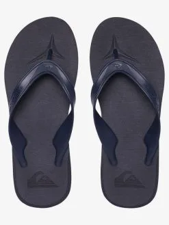 Quiksilver Carver Deluxe - Tongs Pour Homme -Surf Soldes aqyl100678 carveriideluxep xbbb frt4