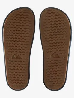 Quiksilver Rivi Wordmark Slide - Claquettes Pour Homme -Surf Soldes aqyl101221 quiksilverp byj3 bck1