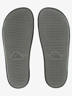 Quiksilver Rivi Wordmark Slide - Claquettes Pour Homme -Surf Soldes aqyl101221 quiksilverp syj1 bck1