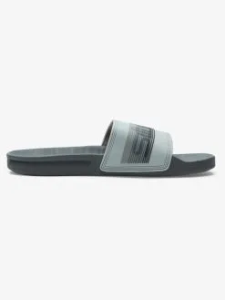 Quiksilver Rivi Wordmark Slide - Claquettes Pour Homme -Surf Soldes aqyl101221 quiksilverp syj1 frt3