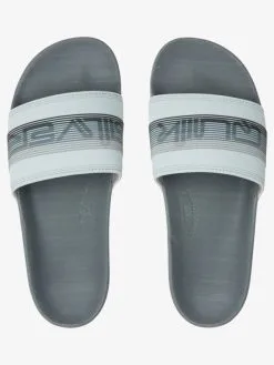 Quiksilver Rivi Wordmark Slide - Claquettes Pour Homme -Surf Soldes aqyl101221 quiksilverp syj1 frt4