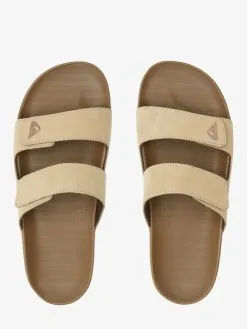 Quiksilver Rivi Leather - Claquettes Pour Homme -Surf Soldes aqyl101256 quiksilverp csj1 frt4