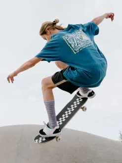 Quiksilver Shred 8" - Skateboard Longboard Pour Unisexe -Surf Soldes egl22shr80 quiksilverl kvj0 frt3