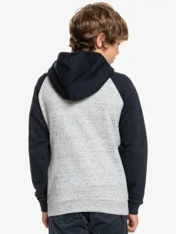 Quiksilver Easy Day - Sweat à Capuche Zippé Pour Garçon -Surf Soldes eqbft03705 quiksilverw sjsh bck1