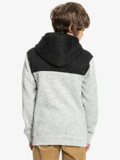 Quiksilver Keller Block 2022 - Sweat à Capuche Zippé Pour Garçon -Surf Soldes eqbft03711 quiksilverw sjsh bck1