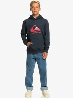 Quiksilver Big Logo - Sweat à Capuche Pour Garçon -Surf Soldes eqbft03720 quiksilverw byjh frt9