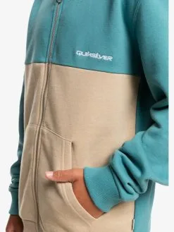 Quiksilver Easy Day - Sweat à Capuche Zippé Pour Garçon 8-16 Ans -Surf Soldes eqbft03813 quiksilverw blz0 frt3