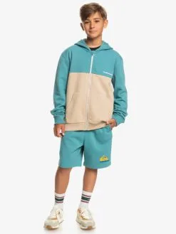 Quiksilver Easy Day - Sweat à Capuche Zippé Pour Garçon 8-16 Ans -Surf Soldes eqbft03813 quiksilverw blz0 frt9