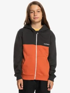 Quiksilver Easy Day - Sweat à Capuche Zippé Pour Garçon 8-16 Ans -Surf Soldes eqbft03813 quiksilverw kqz0 frt1