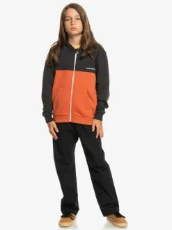 Quiksilver Easy Day - Sweat à Capuche Zippé Pour Garçon 8-16 Ans -Surf Soldes eqbft03813 quiksilverw kqz0 frt9