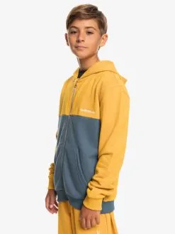 Quiksilver Easy Day - Sweat à Capuche Zippé Pour Garçon 8-16 Ans -Surf Soldes eqbft03813 quiksilverw ykd0 frt2