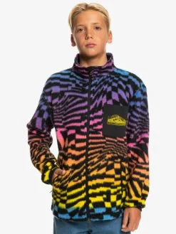 Quiksilver Its Time Out - Polaire Zippée Pour Garçon 8-16 Ans -Surf Soldes eqbft03817 quiksilverw mmy6 frt1