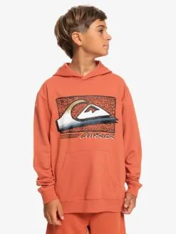 Quiksilver Retro Fade - Sweat à Capuche Pour Garçon 8-16 Ans -Surf Soldes eqbft03819 quiksilverw cms0 frt1
