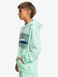 Quiksilver Retro Fade - Sweat à Capuche Pour Garçon 8-16 Ans -Surf Soldes eqbft03819 quiksilverw gcz0 frt2