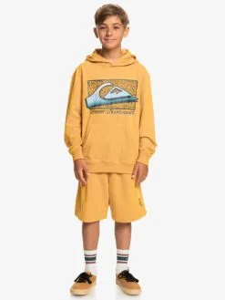 Quiksilver Retro Fade - Sweat à Capuche Pour Garçon 8-16 Ans -Surf Soldes eqbft03819 quiksilverw ykd0 frt9