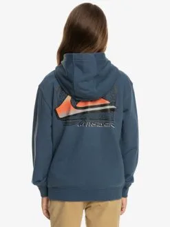 Quiksilver Retro Fade - Sweat à Capuche Zippé Pour Garçon 8-16 Ans -Surf Soldes eqbft03821 quiksilverw byg0 bck1