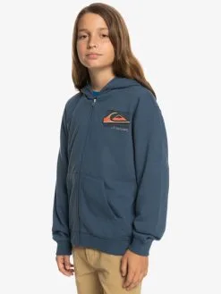 Quiksilver Retro Fade - Sweat à Capuche Zippé Pour Garçon 8-16 Ans -Surf Soldes eqbft03821 quiksilverw byg0 frt2