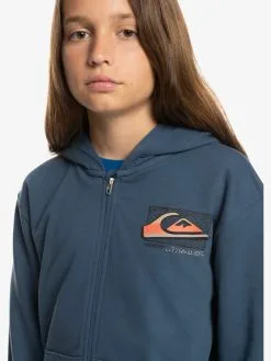 Quiksilver Retro Fade - Sweat à Capuche Zippé Pour Garçon 8-16 Ans -Surf Soldes eqbft03821 quiksilverw byg0 frt3