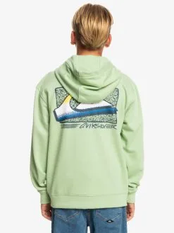 Quiksilver Retro Fade - Sweat à Capuche Zippé Pour Garçon 8-16 Ans -Surf Soldes eqbft03821 quiksilverw gcz0 bck1