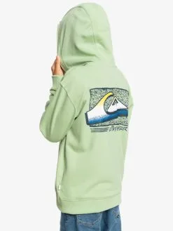 Quiksilver Retro Fade - Sweat à Capuche Zippé Pour Garçon 8-16 Ans -Surf Soldes eqbft03821 quiksilverw gcz0 bck2