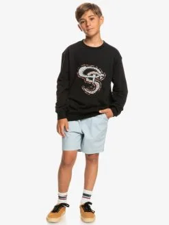 Quiksilver Snackey Gardian - Sweat Pour Garçon 8-16 Ans -Surf Soldes eqbft03822 quiksilverw kvj0 frt9