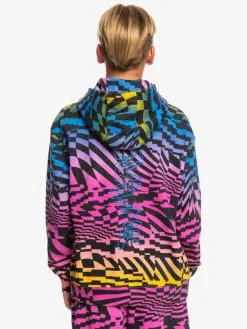 Quiksilver Radical Times - Sweat à Capuche Oversize Pour Garçon 8-16 Ans -Surf Soldes eqbft03824 quiksilverw mmy6 bck1