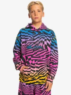 Quiksilver Radical Times - Sweat à Capuche Oversize Pour Garçon 8-16 Ans -Surf Soldes eqbft03824 quiksilverw mmy6 frt1