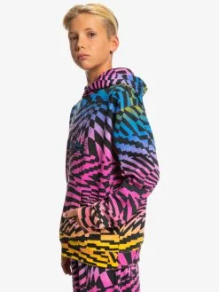 Quiksilver Radical Times - Sweat à Capuche Oversize Pour Garçon 8-16 Ans -Surf Soldes eqbft03824 quiksilverw mmy6 frt3
