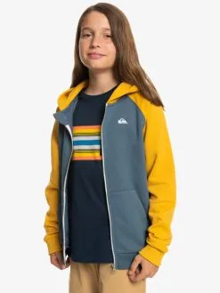 Quiksilver Easy Day - Sweat à Capuche Zippé Pour Garçon 8-16 Ans -Surf Soldes eqbft03831 quiksilverw byg0 frt2