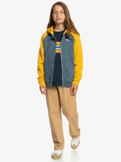 Quiksilver Easy Day - Sweat à Capuche Zippé Pour Garçon 8-16 Ans -Surf Soldes eqbft03831 quiksilverw byg0 frt9