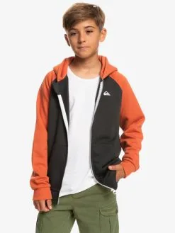 Quiksilver Easy Day - Sweat à Capuche Zippé Pour Garçon 8-16 Ans -Surf Soldes eqbft03831 quiksilverw kqz0 frt1