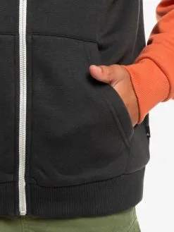 Quiksilver Easy Day - Sweat à Capuche Zippé Pour Garçon 8-16 Ans -Surf Soldes eqbft03831 quiksilverw kqz0 frt3