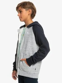 Quiksilver Easy Day - Sweat à Capuche Zippé Pour Garçon 8-16 Ans -Surf Soldes eqbft03831 quiksilverw sjsh frt2