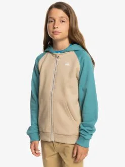 Quiksilver Easy Day - Sweat à Capuche Zippé Pour Garçon 8-16 Ans -Surf Soldes eqbft03831 quiksilverw thz0 frt2