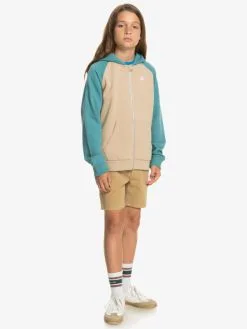 Quiksilver Easy Day - Sweat à Capuche Zippé Pour Garçon 8-16 Ans -Surf Soldes eqbft03831 quiksilverw thz0 frt9