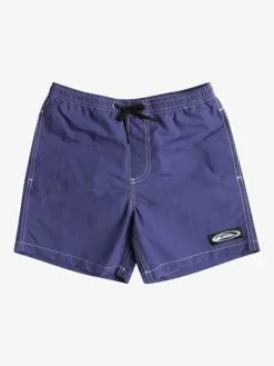Quiksilver Saturn 14" - Short De Bain Pour Garçon 8-16 Ans