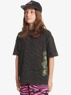 Quiksilver Radical Times - T-shirt Pour Garçon 8-16 Ans -Surf Soldes eqbkt03326 quiksilverw kvj6 frt1