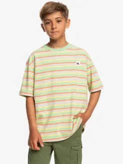 Quiksilver New Stripe - T-shirt Pour Garçon 8-16 Ans -Surf Soldes eqbkt03327 quiksilverw gfe3 frt1