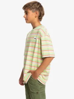 Quiksilver New Stripe - T-shirt Pour Garçon 8-16 Ans -Surf Soldes eqbkt03327 quiksilverw gfe3 frt2