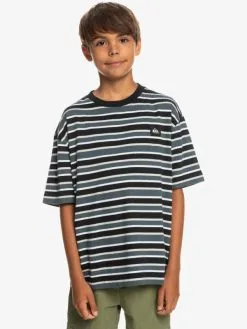 Quiksilver New Stripe - T-shirt Pour Garçon 8-16 Ans -Surf Soldes eqbkt03327 quiksilverw kvj3 frt1