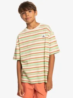 Quiksilver New Stripe - T-shirt Pour Garçon 8-16 Ans -Surf Soldes eqbkt03327 quiksilverw wdw3 frt1