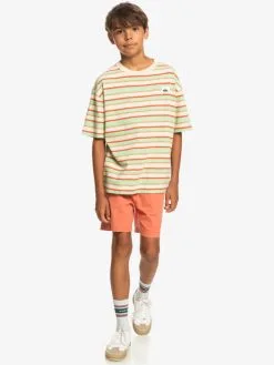 Quiksilver New Stripe - T-shirt Pour Garçon 8-16 Ans -Surf Soldes eqbkt03327 quiksilverw wdw3 frt9