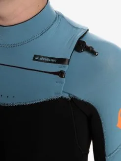 Quiksilver 4/3mm Everyday Sessions - Combinaison De Surf Zip Poitrine Pour Garçon -Surf Soldes eqbw103094 quiksilverw blm0 frt4